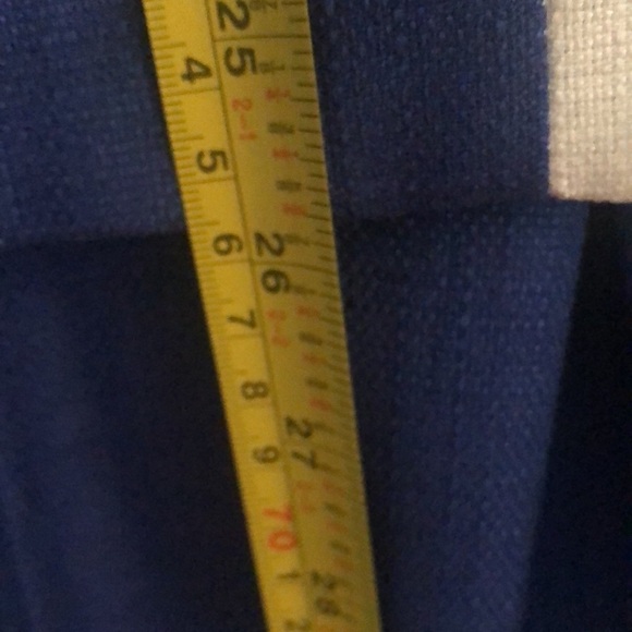 VTG  2 piece Cobalt Blue and white Pantsuit - Picture 10 of 16